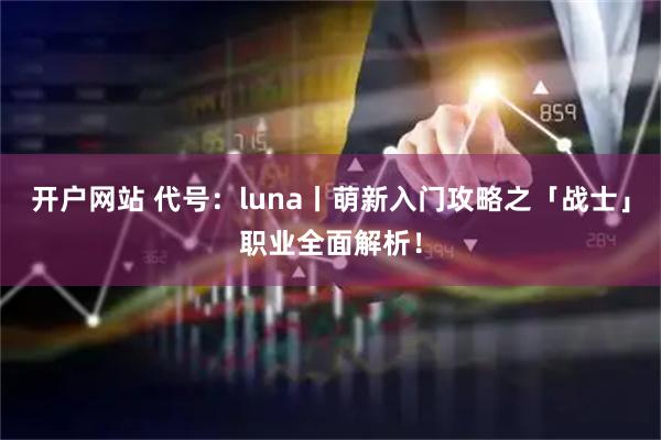 开户网站 代号：luna丨萌新入门攻略之「战士」职业全面解析！